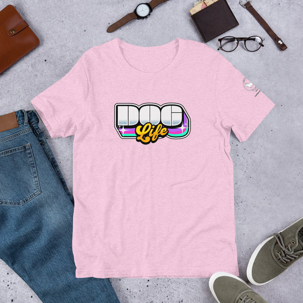 Retro Dog Life Unisex t-shirt