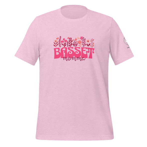 Basset Momma Pink T-shirt