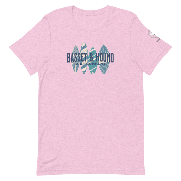 Basset & Hound Surf Co. Unisex t-shirt
