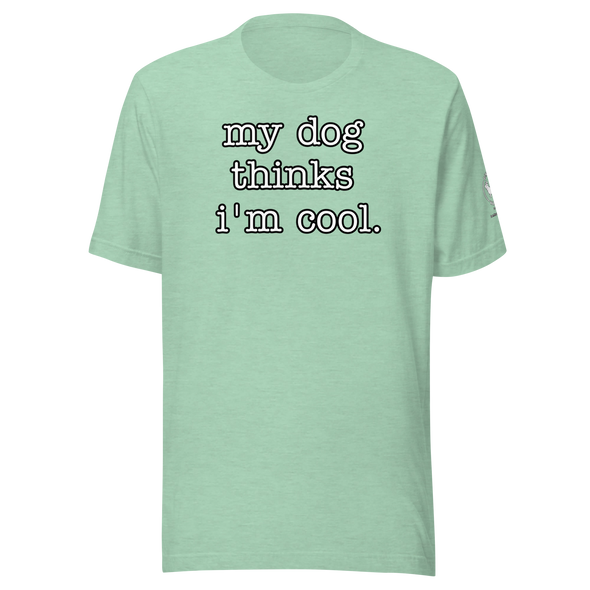Dog thinks Unisex t-shirt