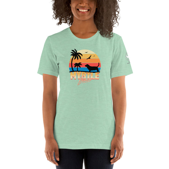 Myrtle Beach Basset Hound Unisex t-shirt