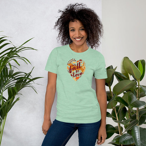 Let's Fall in Love Basset Hound Unisex t-shirt