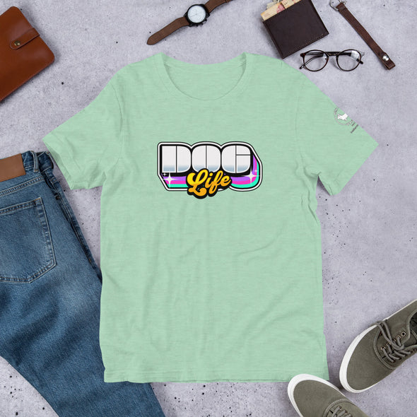 Retro Dog Life Unisex t-shirt