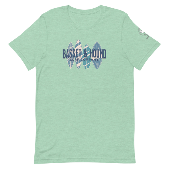 Basset & Hound Surf Co. Unisex t-shirt