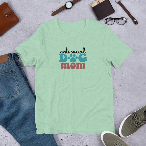 Anti Social Dog Mom Unisex t-shirt