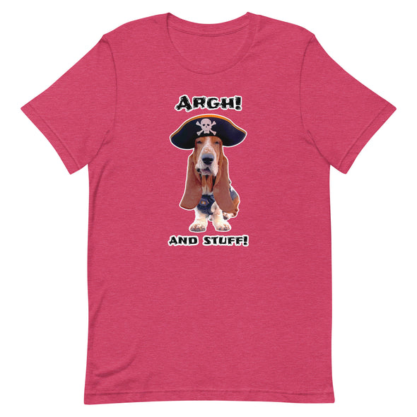 ARGH!...AND STUFF!  Unisex t-shirt
