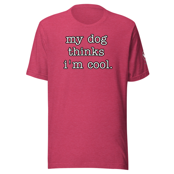 Dog thinks Unisex t-shirt