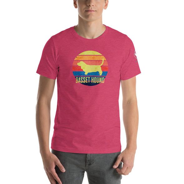 Basset Hound Sunset Unisex t-shirt