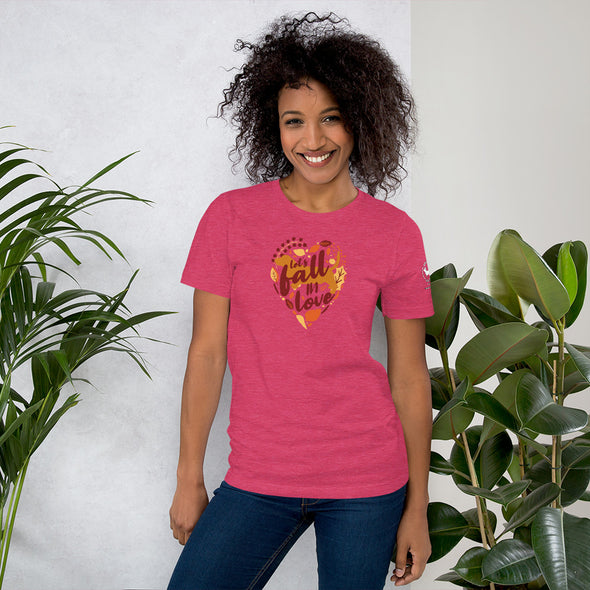 Let's Fall in Love Basset Hound Unisex t-shirt