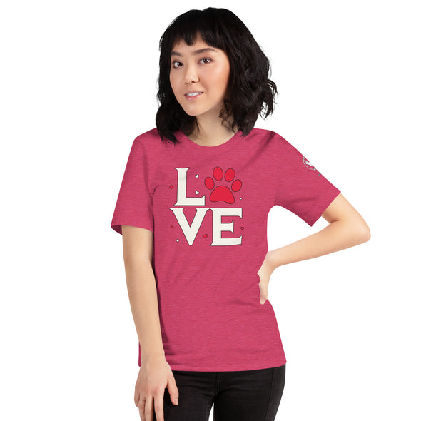 Dog Love Unisex t-shirt