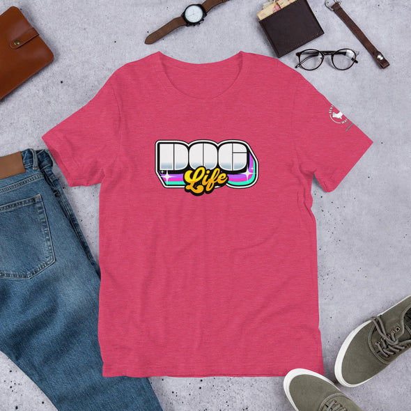 Retro Dog Life Unisex t-shirt