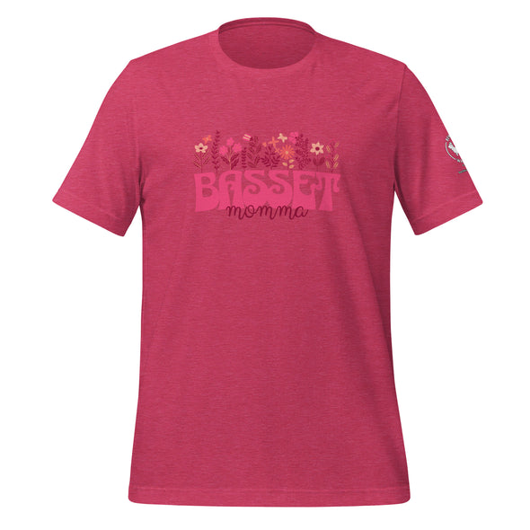 Basset Momma Pink T-shirt