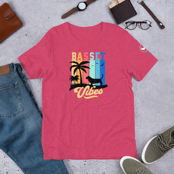 Basset Vibes Unisex t-shirt