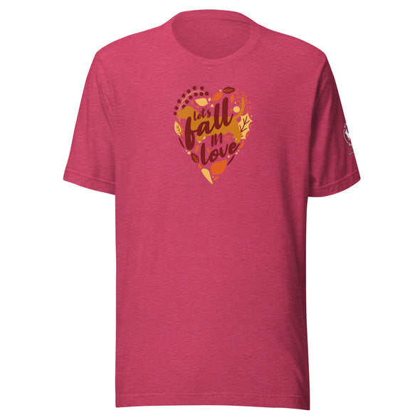 Let's Fall in Love Basset Hound Unisex t-shirt