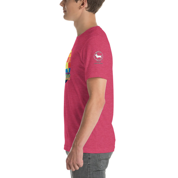 Basset Hound Sunset Unisex t-shirt