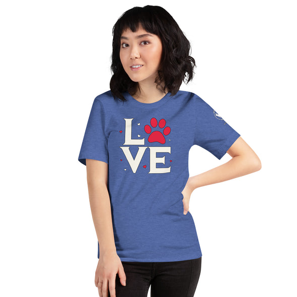 Dog Love Unisex t-shirt