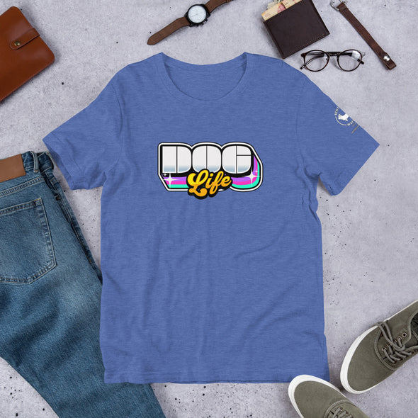Retro Dog Life Unisex t-shirt