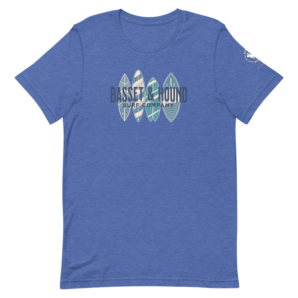 Basset & Hound Surf Co. Unisex t-shirt