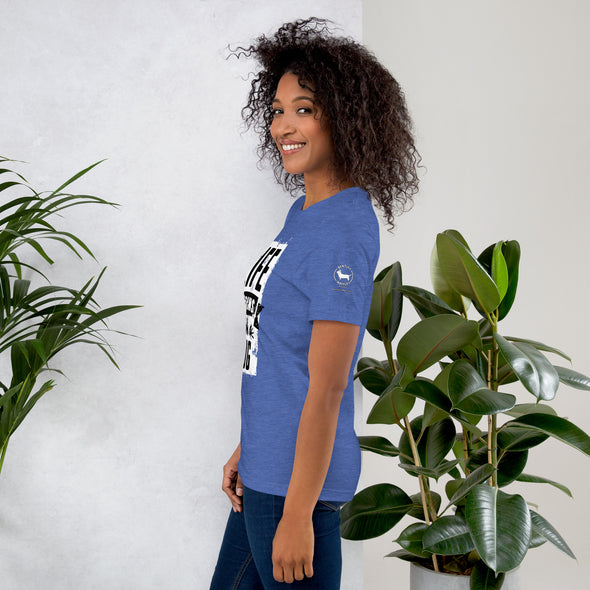 Life Begins with a Dog Unisex t-shirt