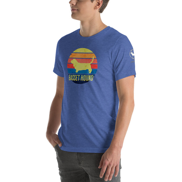 Basset Hound Sunset Unisex t-shirt