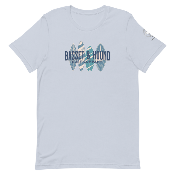 Basset & Hound Surf Co. Unisex t-shirt