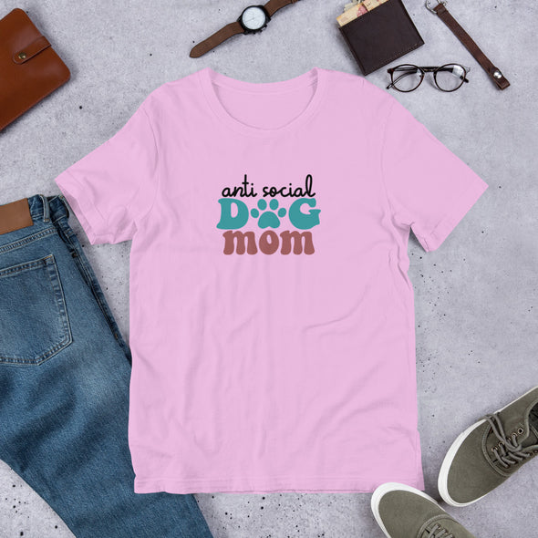 Anti Social Dog Mom Unisex t-shirt
