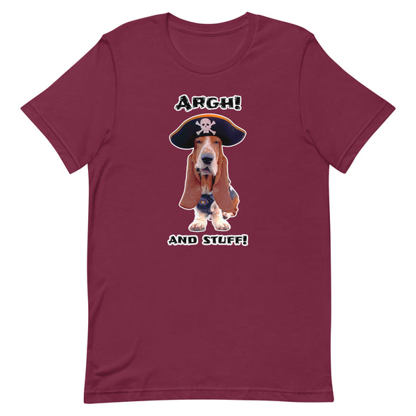 ARGH!...AND STUFF!  Unisex t-shirt