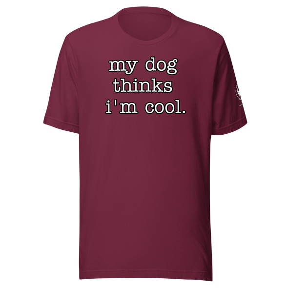 Dog thinks Unisex t-shirt