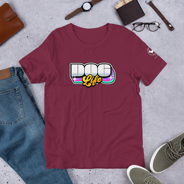 Retro Dog Life Unisex t-shirt
