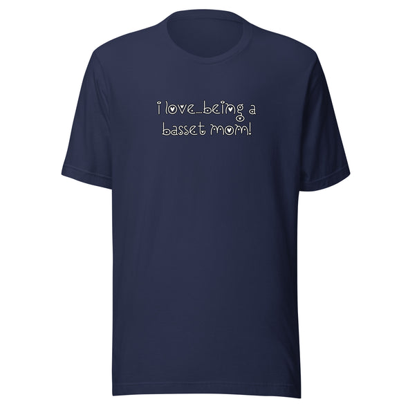 Basset Mom Unisex t-shirt
