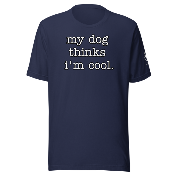 Dog thinks Unisex t-shirt