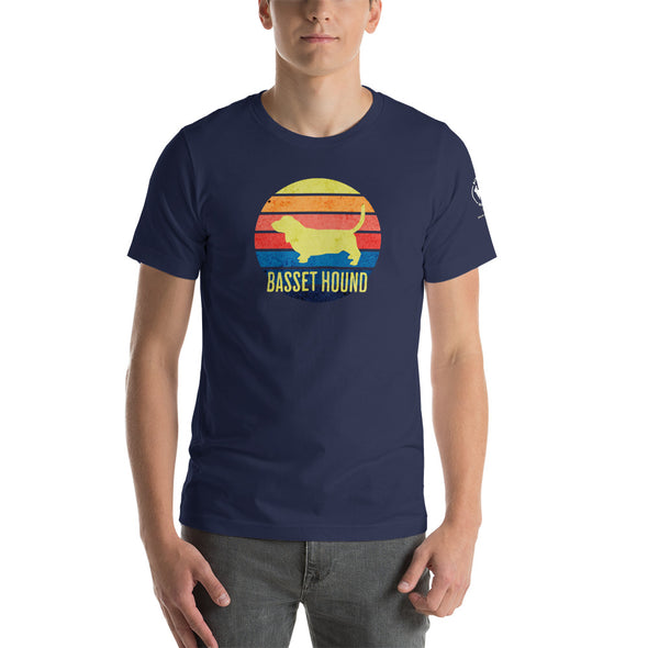 Basset Hound Sunset Unisex t-shirt