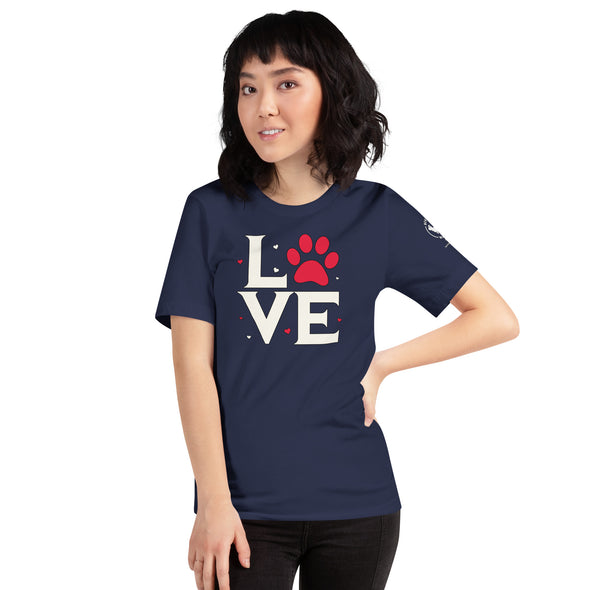 Dog Love Unisex t-shirt