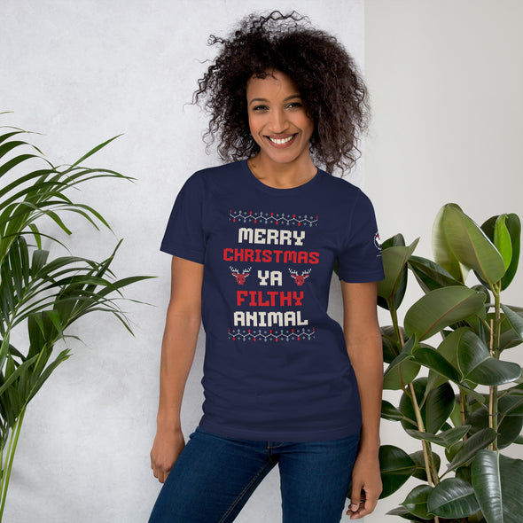 Merry Christmas Ya Filthy Animal Unisex t-shirt