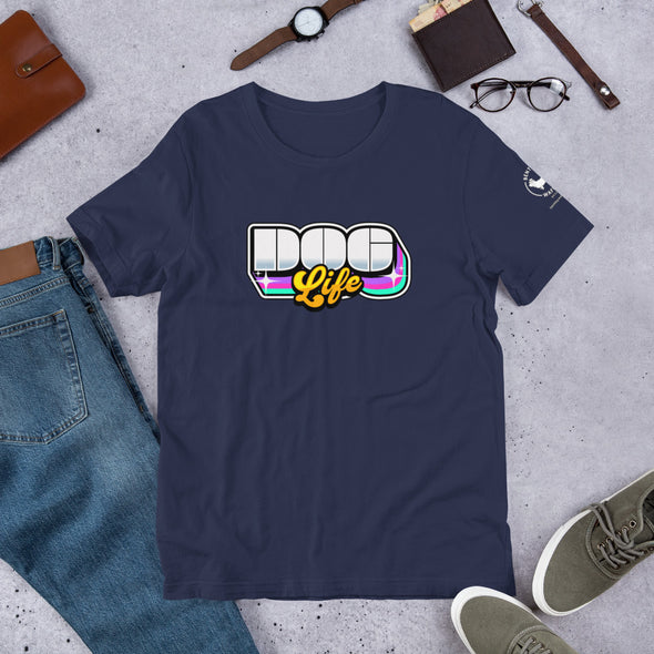 Retro Dog Life Unisex t-shirt