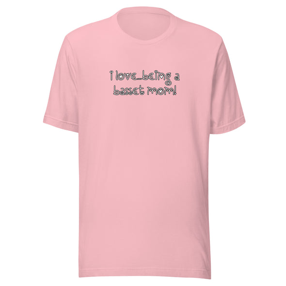 Basset Mom Unisex t-shirt
