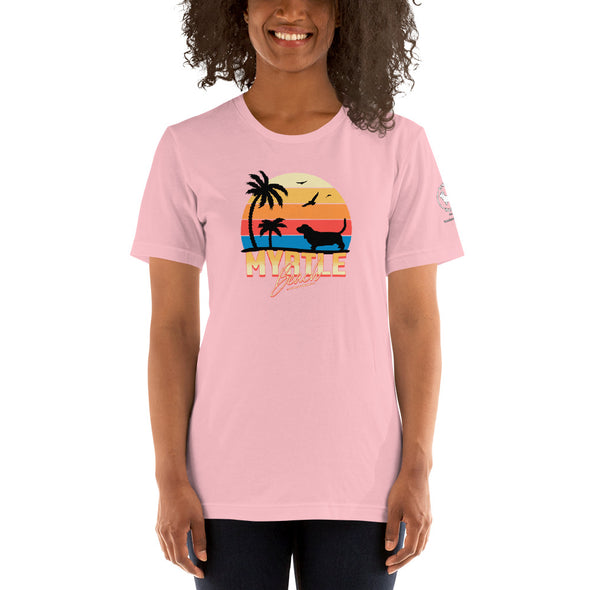 Myrtle Beach Basset Hound Unisex t-shirt