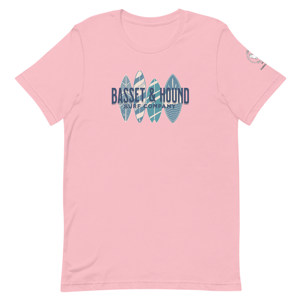 Basset & Hound Surf Co. Unisex t-shirt