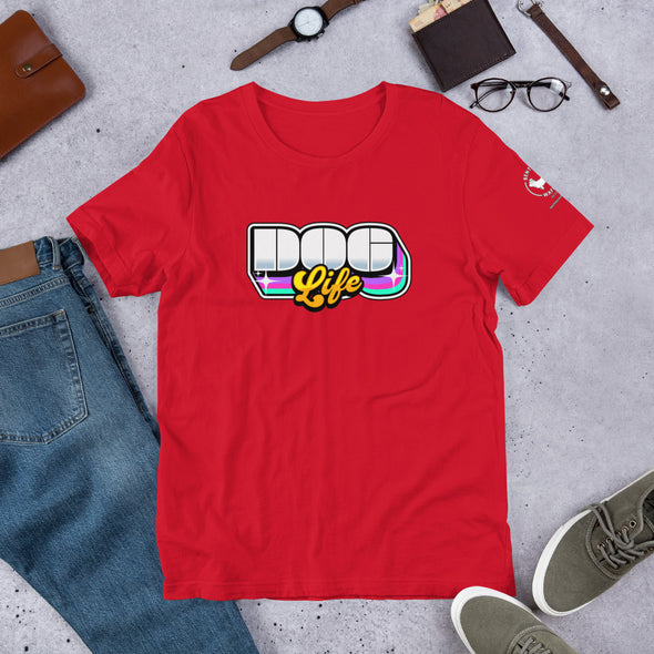 Retro Dog Life Unisex t-shirt