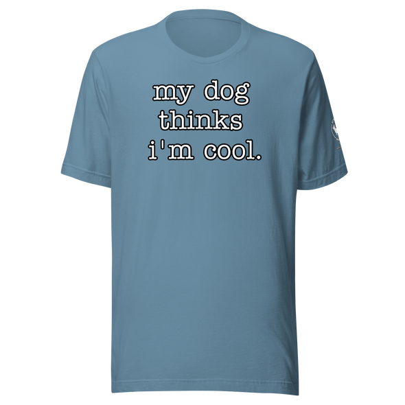 Dog thinks Unisex t-shirt