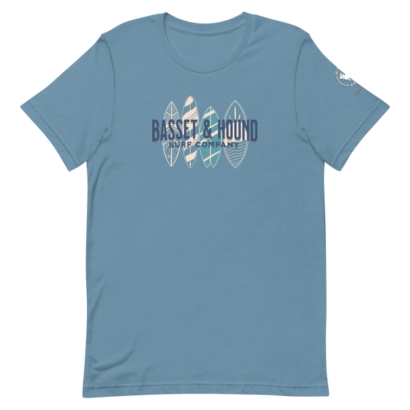 Basset & Hound Surf Co. Unisex t-shirt