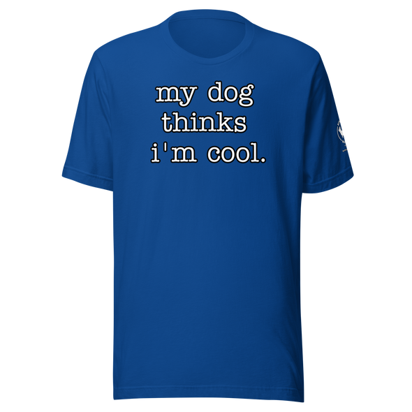 Dog thinks Unisex t-shirt