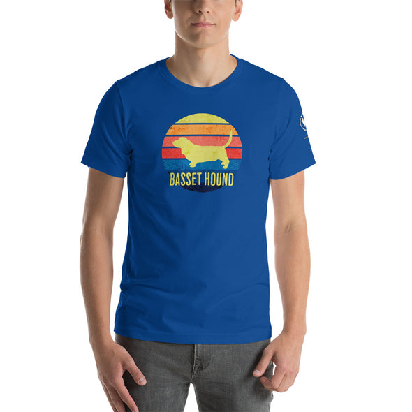 Basset Hound Sunset Unisex t-shirt