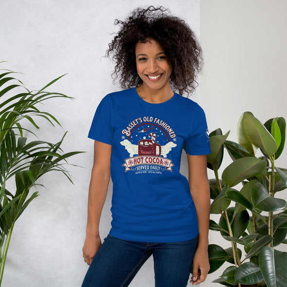 Basset's Old Fashioned Hot Cocoa Unisex t-shirt