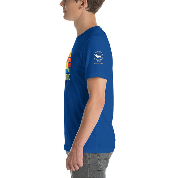 Basset Hound Sunset Unisex t-shirt