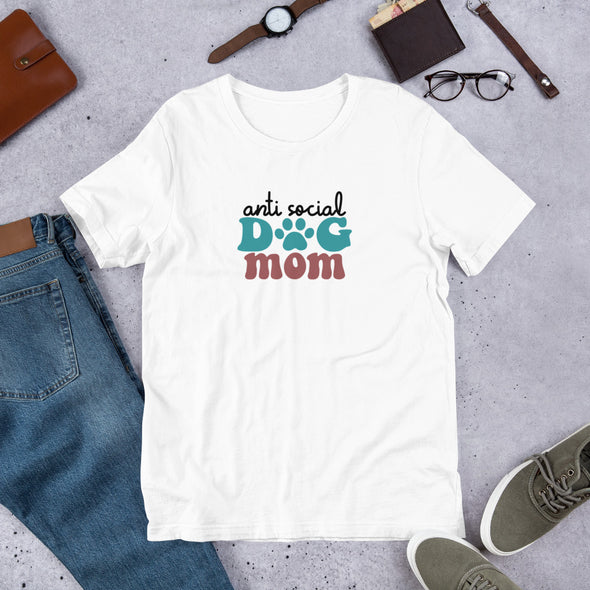 Anti Social Dog Mom Unisex t-shirt
