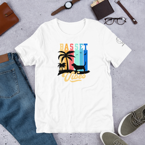 Basset Vibes Unisex t-shirt