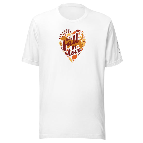 Let's Fall in Love Basset Hound Unisex t-shirt