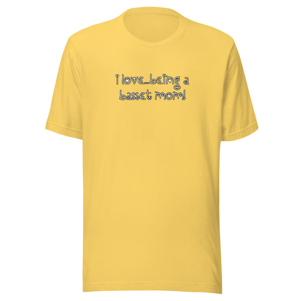 Basset Mom Unisex t-shirt