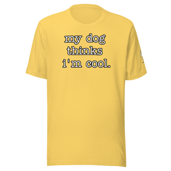 Dog thinks Unisex t-shirt